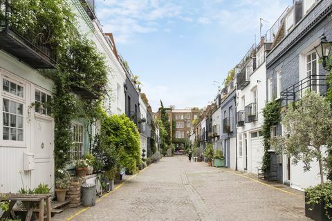 London mews Haus wie in der Liebe gesehen