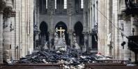 Die Rosettenfenster von Notre-Dame sind nach dem Brand in der Kathedrale Berichten zufolge sicher