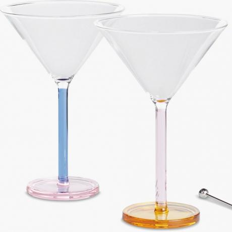 Piano-Martini-Gläser, 2er-Set