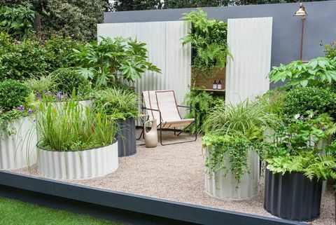 rhs chelsea flower show 2021 containergärten