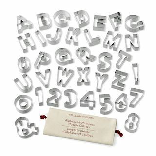 Alphabet & Zahl Cookie Set