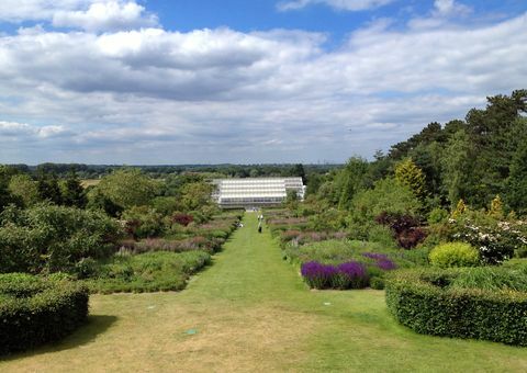 RHS Wisley Park und Gewächshaus, England