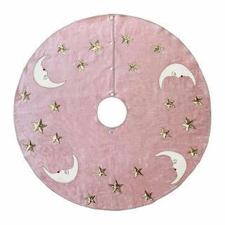 Moon & Stars Baum Samtrock - Pink