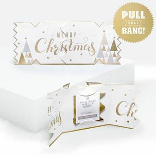 Packung mit sechs Luxe Foil Christmas Cracker Cards