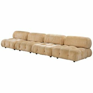 Beige Velvet Camaleonda Sofa