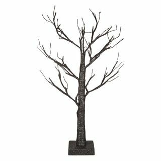 Vorbeleuchteter Baum, 60 cm, schwarz