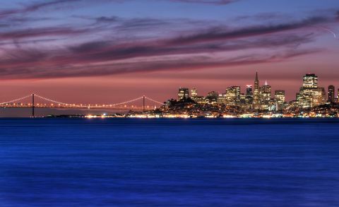 San Francisco, Kalifornien Skyline bei Sonnenaufgang