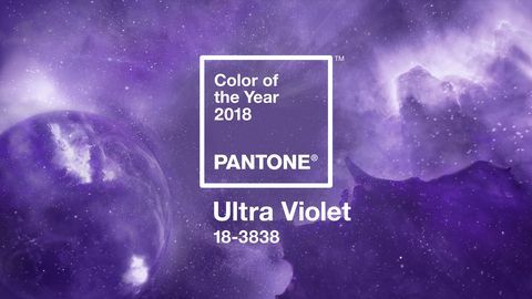 Ultraviolett - Pantone-Farbe des Jahres 2018
