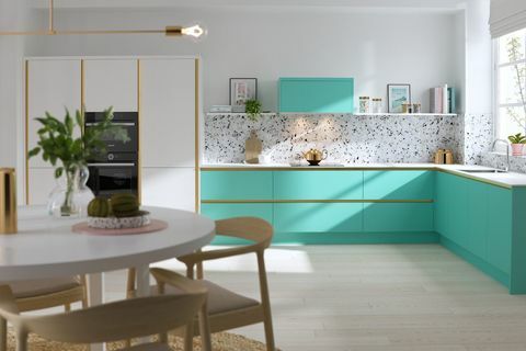 Wren Kitchens - Makronensammlung - Milano in Sprearmint