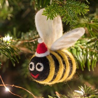 Santa Bee Filz Weihnachtsdekoration