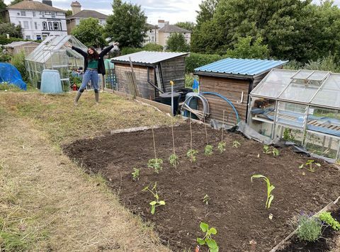 Schrebergarten des tausendjährigen Gärtners Kiran Growal