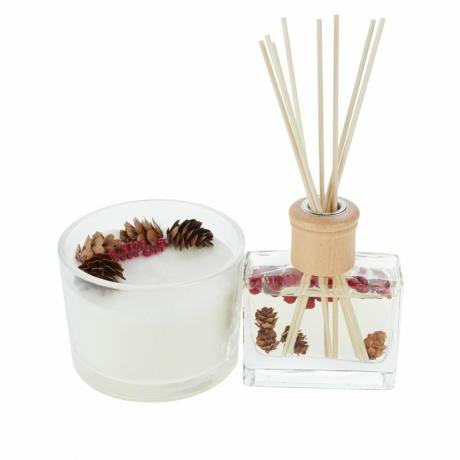 Red Berries Holiday Diffusor- und Kerzenset