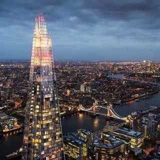 The Shard und Drei-Gänge-Menü im London Steakhouse Co von Marco Pierre White für zwei Personen