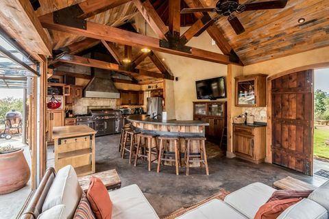 Open-Air-Cabana auf der Red Sands Ranch in Texas