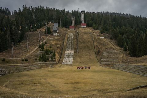 Skisprungschanze bei Sarajevo