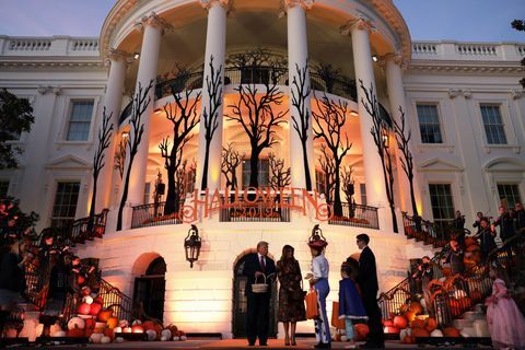 Präsident Trump und First Lady Melania veranstalten Halloween-Event im Weißen Haus