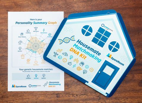 SpareRooms DNA- und Persönlichkeitstest-Kit