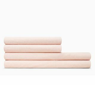 Harrison Flat Sheet in Pink