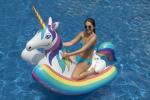 Swimlines Unicorn Rocker Pool Float wird der Hit Ihrer Sommerparty sein