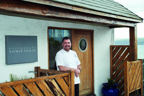 Nathan Outlaw vor seinem Restaurant in Port Isaac