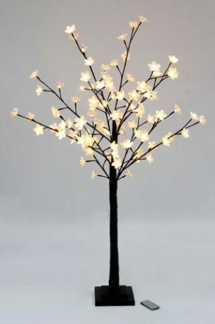 120cm Frosted White Flower Multi-Action-LED-Blütenbaum mit Fernbedienung