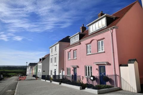 Luftaufnahme von Newquay in Cornwall, Großbritannien?