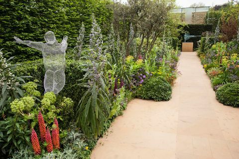 Chelsea Flower Show 2013, Arthritis Research UK, Designer Chris Beardshaw Goldmedaille strahlenden Garten und klaren Garten darüber hinaus