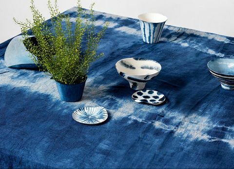 Shibori Indigo Tischwäsche, £ 4350, etsy