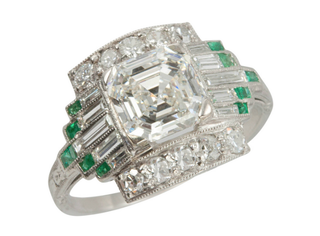 Asscher Ring Vintage