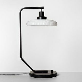 Schwarze Tisch-Arbeitslampe