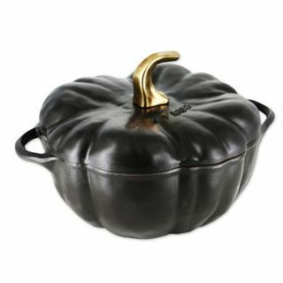 Staub Gusseisen Kürbis Cocotte - Schwarz