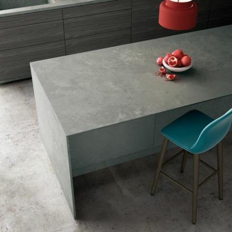 küchenquarzarbeitsplatte, silestone® seaport