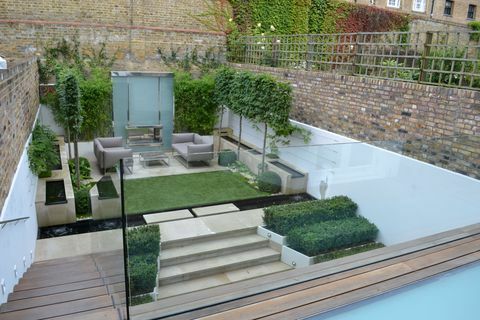 Zeitgenössisches Gartendesign in Kensington - entworfen von Kate Gould - gebaut von The Garden Builders