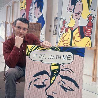 Porträt von Roy Lichtenstein