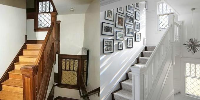 eine Treppe in einem Haus