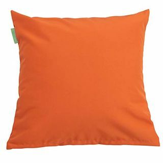 Wasserbeständiges Outdoor Foam Crumb Filled 18 "Gartenmöbel Streukissen - 4er Pack (Orange)