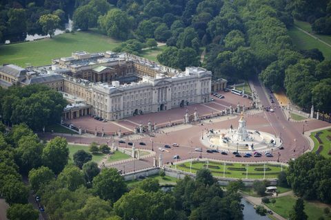 Luftaufnahme des Buckingham Palace﻿