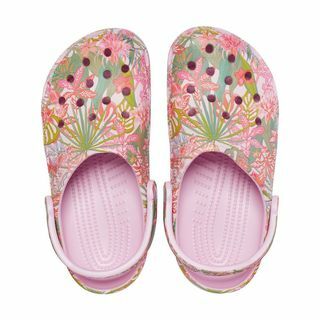 Crocs Regenwald hinterlässt rosa Clog