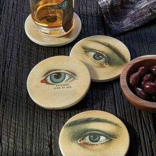 Augen Untersetzer Set